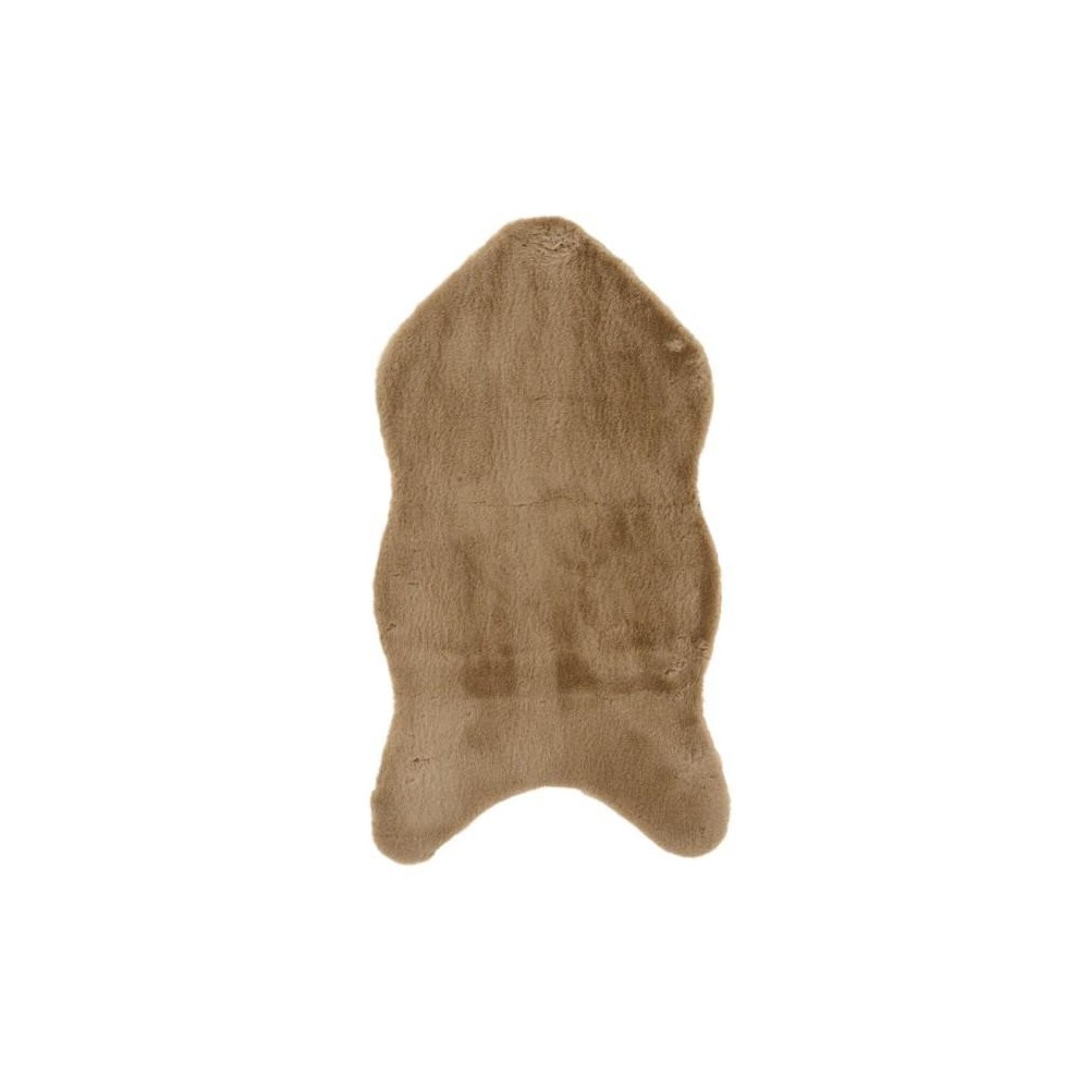 TAPPETTO PELLICCIA MARRONE L.90X50